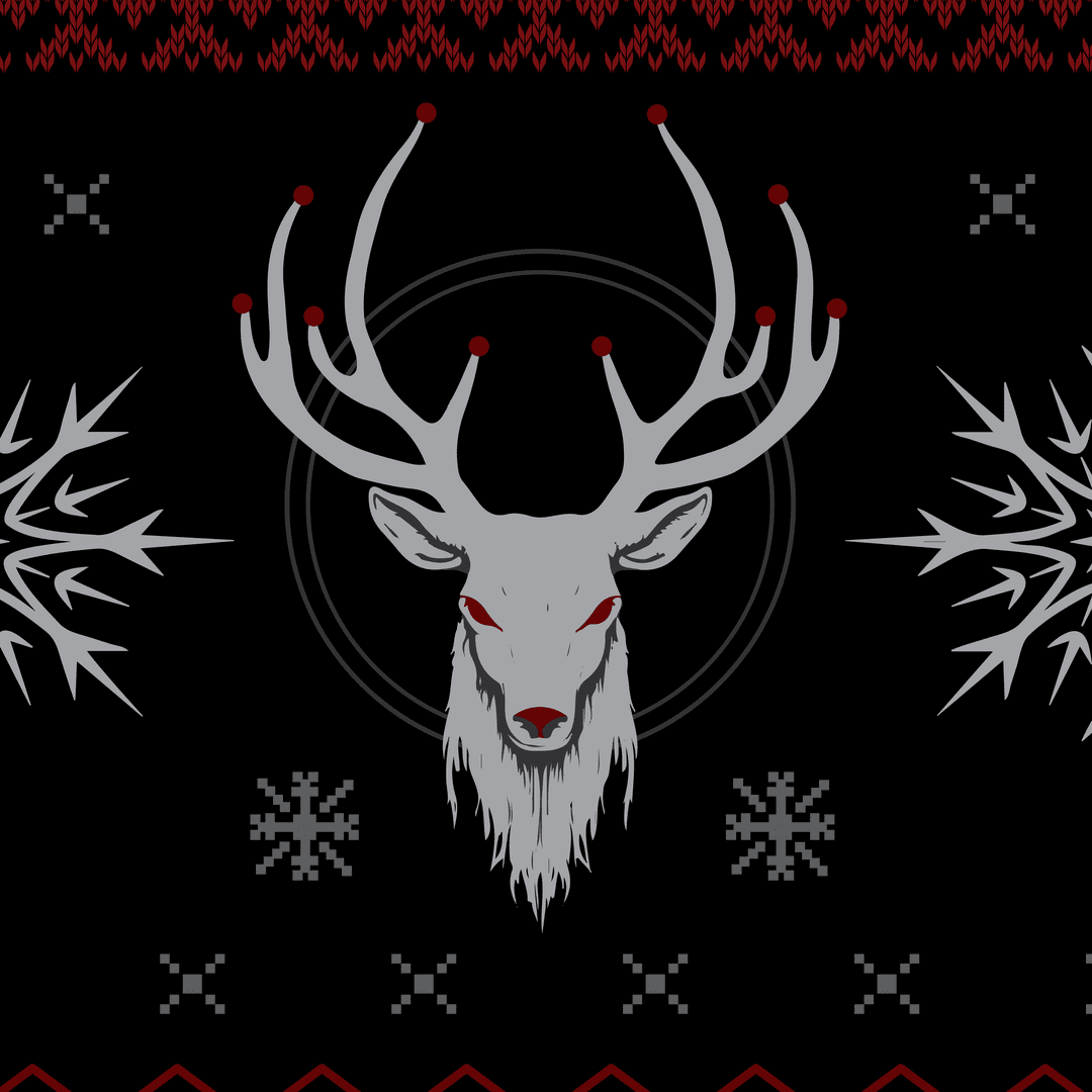 Krampus & Beelzebuck Holiday Crew Sock Pack  | 2 Designs