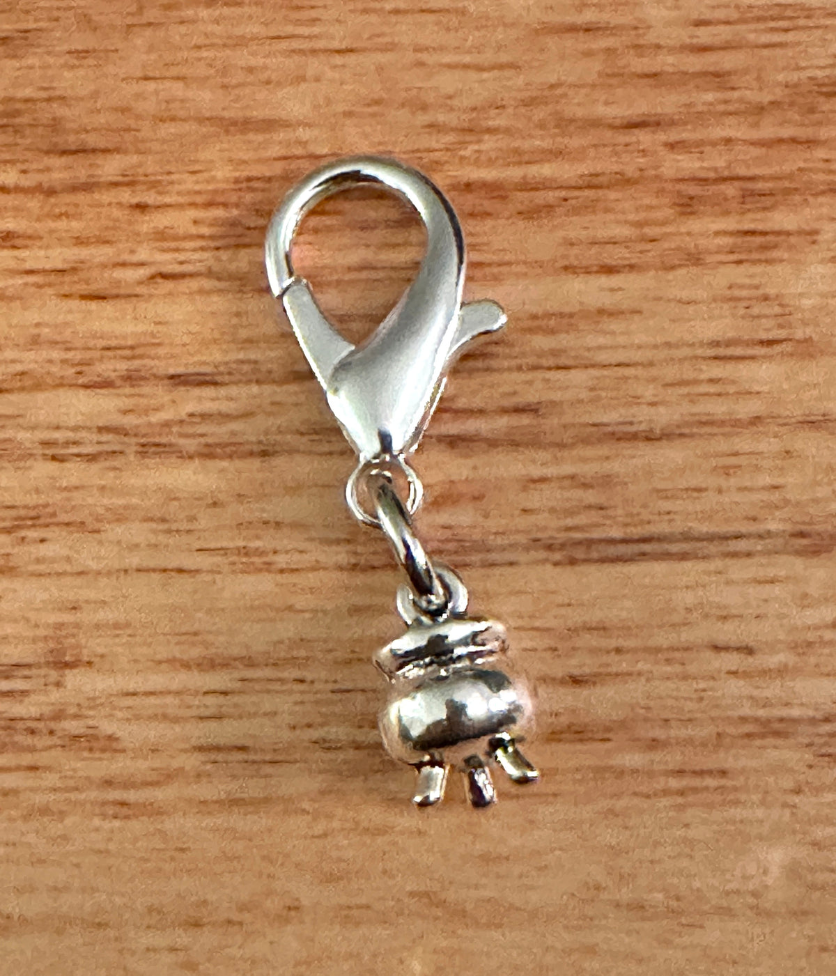 Mini Cauldron Keychain Charm – Witchy Zipper Pull Bag Charm