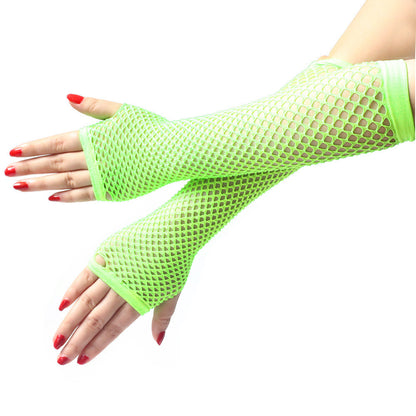 Wicked Threadz Fingerless Gloves - Shadow Threadz Crypt