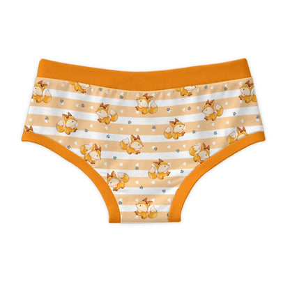 Orange Fox Stripe Men's Cotton Undies
