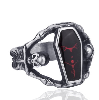 Bloodcrypt Coffin Ring - Shadow Threadz Crypt