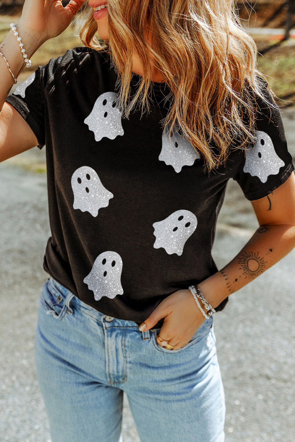 Glittergeist Ghost Tee
