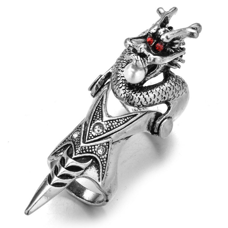 Dragon’s Talon Knuckle Ring - Shadow Threadz Crypt