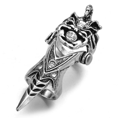 Dragon’s Talon Knuckle Ring - Shadow Threadz Crypt