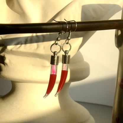 Thirsty Little Vials Earrings - Shadow Threadz Crypt