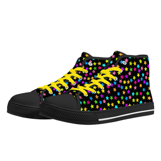 Starfall Chaos Canvas Unisex High Tops