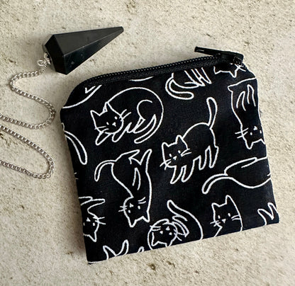 Cats Pendulum Bag - Rune Storage Bag