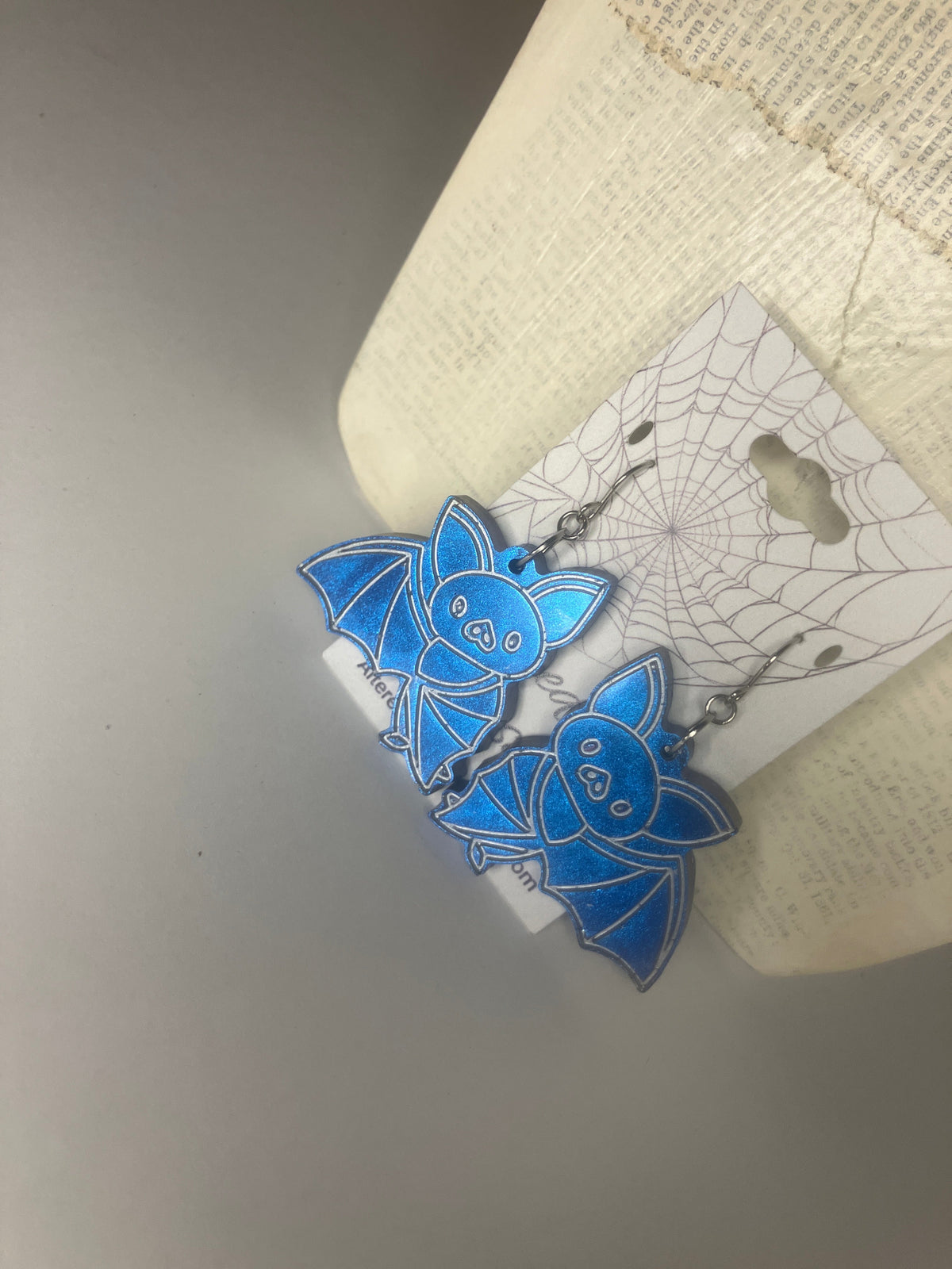 Spooky Resin Earrings: Bats, Skulls, Spiderwebs & More
