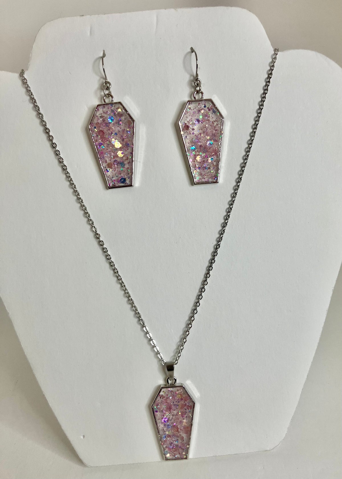 Gothic Coffin Bezel Resin Jewelry