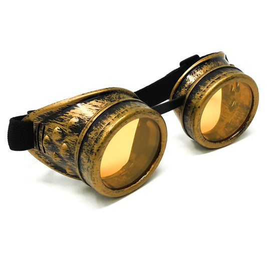 Wasteland Cyberpunk Goggles –  Cosplay Eyewear - neon pink, orange, green, red lenses