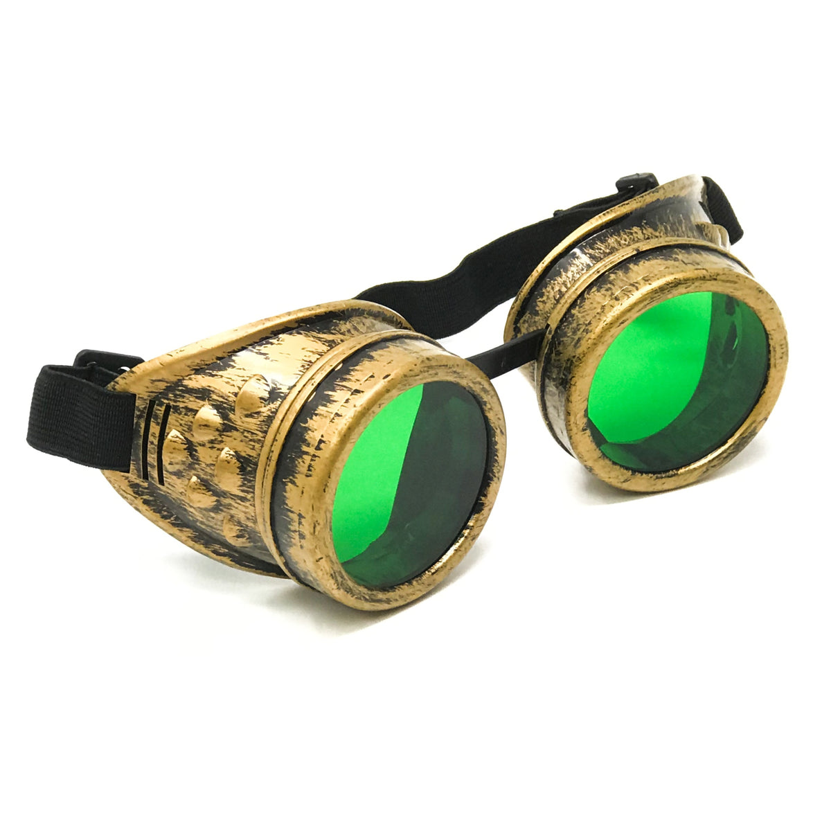 Wasteland Cyberpunk Goggles –  Cosplay Eyewear - neon pink, orange, green, red lenses