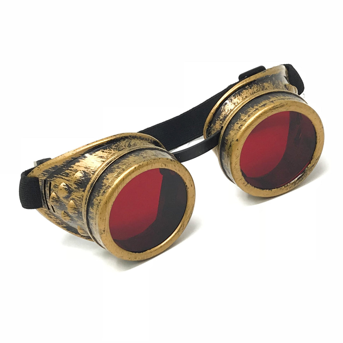 Wasteland Cyberpunk Goggles –  Cosplay Eyewear - neon pink, orange, green, red lenses