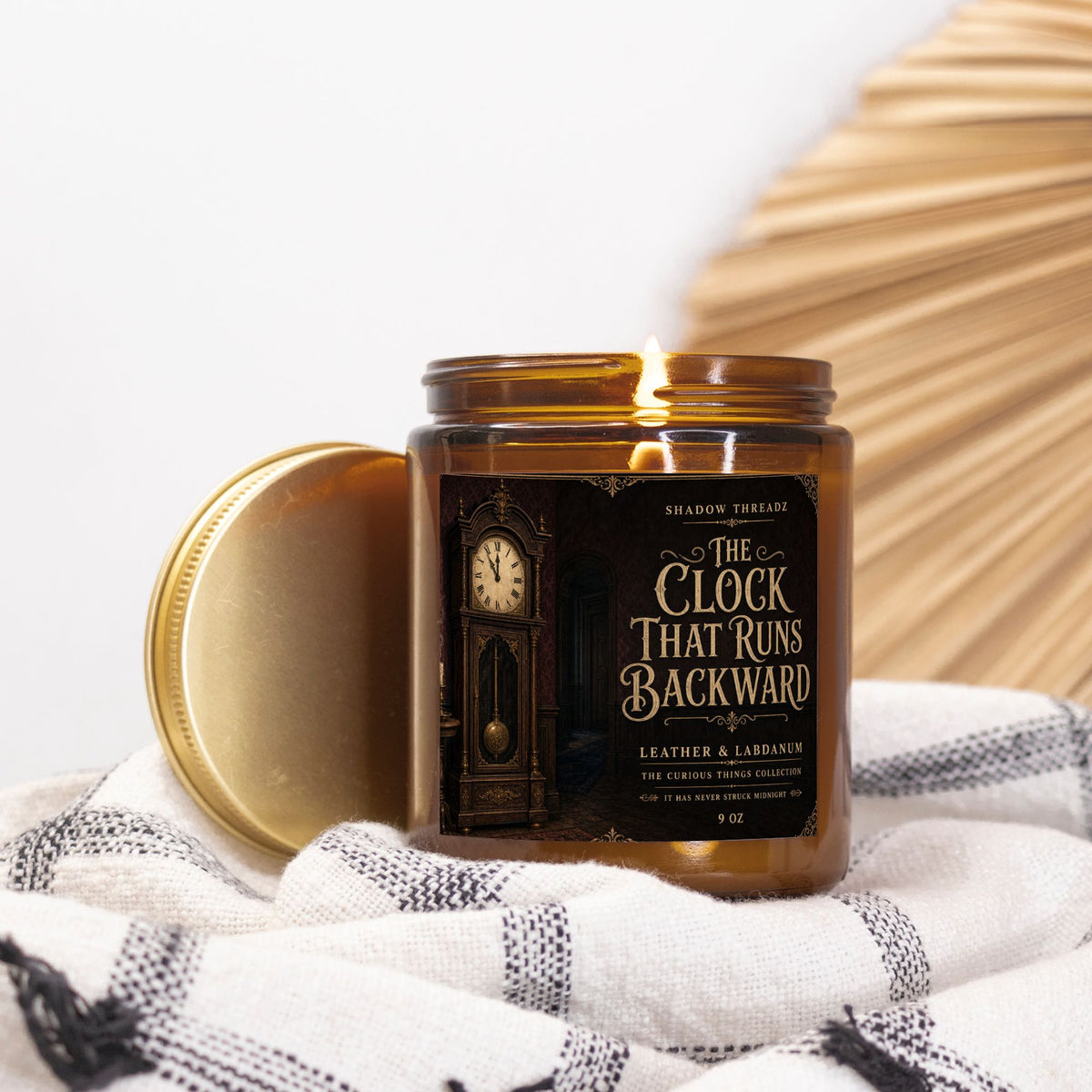Clock That Runs Backward Candle 9oz
