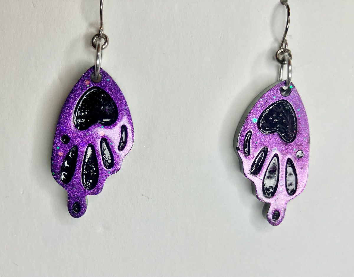 Resin Butterfly & Moth Wing Jewelry: Earrings & Necklaces