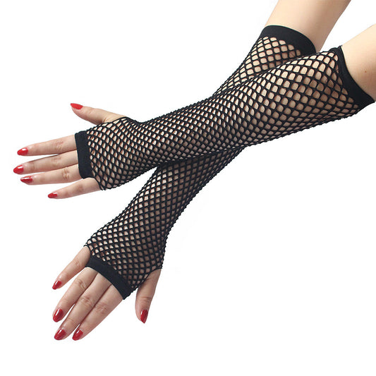 Wicked Threadz Fingerless Gloves - Shadow Threadz Crypt