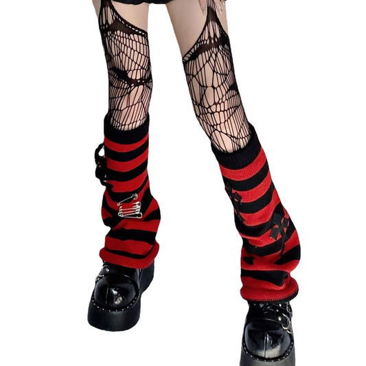 Striped Misfit Warmers - Shadow Threadz Crypt