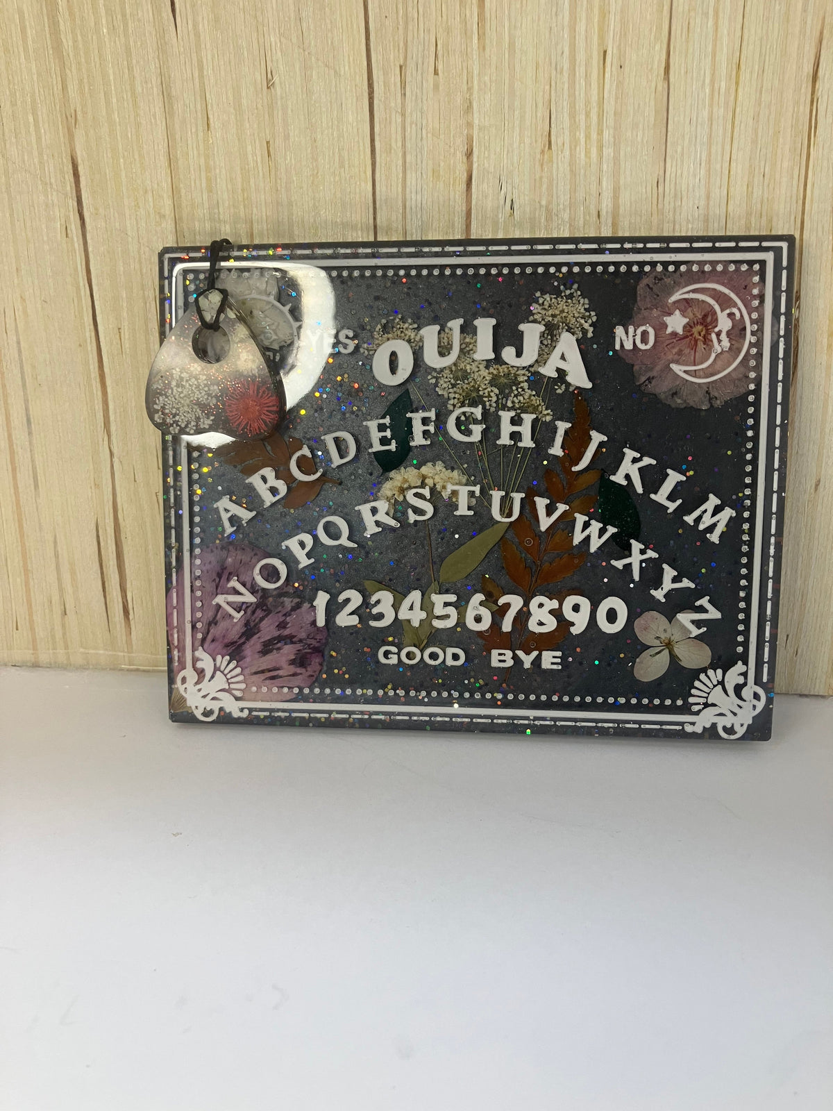 Handmade Resin Ouija Spirit Board with Planchette