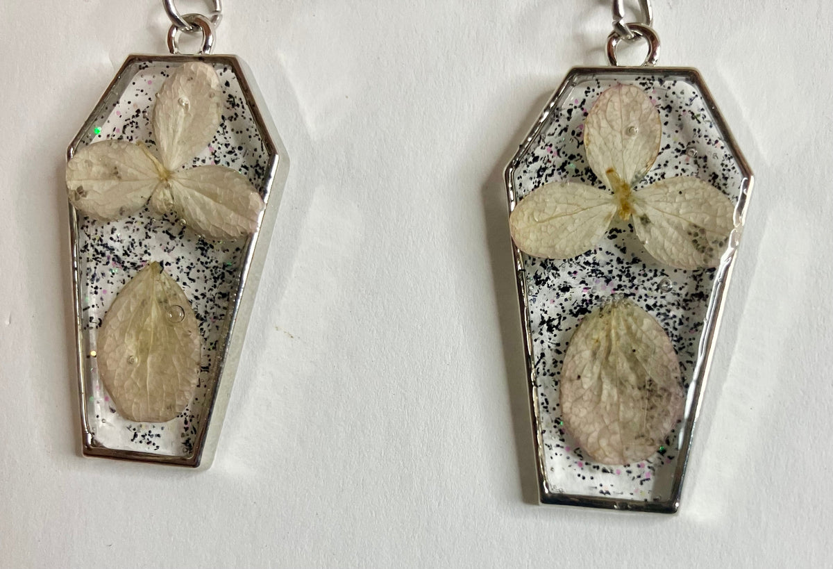 Gothic Coffin Bezel Resin Jewelry