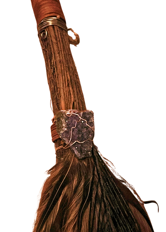 24" Cinnamon Witch's Broom