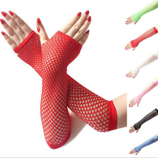 Wicked Threadz Fingerless Gloves - Shadow Threadz Crypt