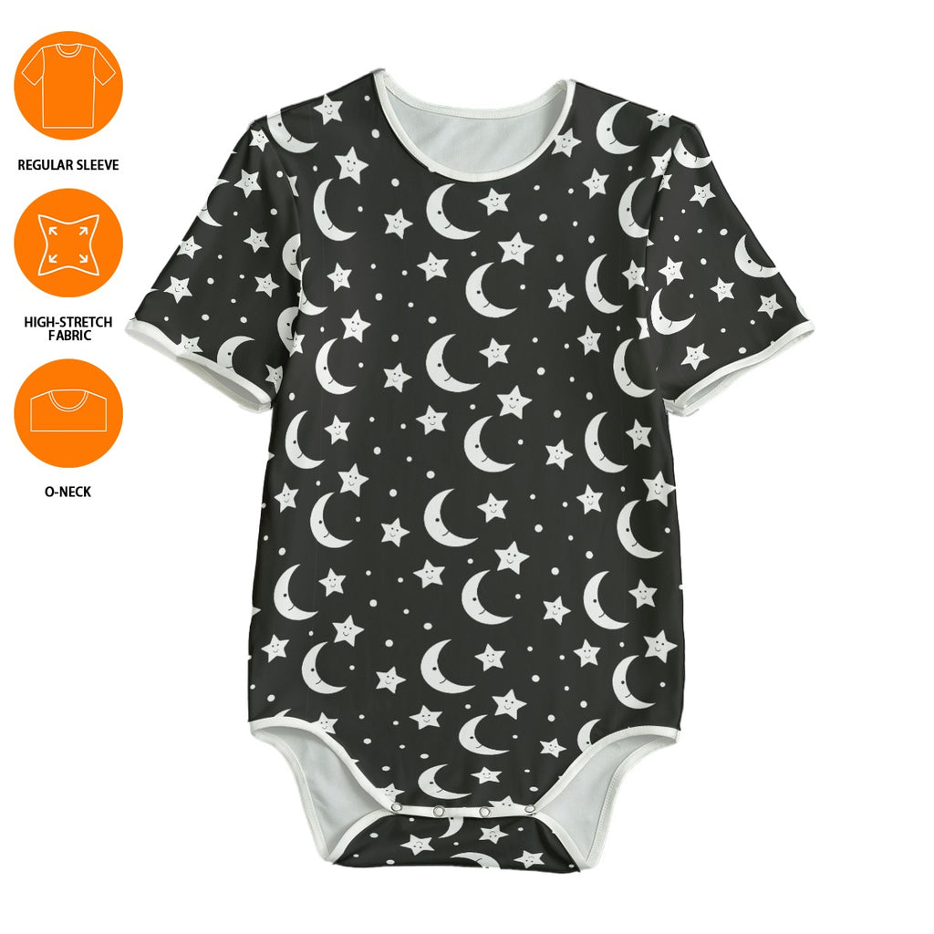 Moonbeam Dreams Short Sleeve CuddleSuit - Shadow Threadz Crypt