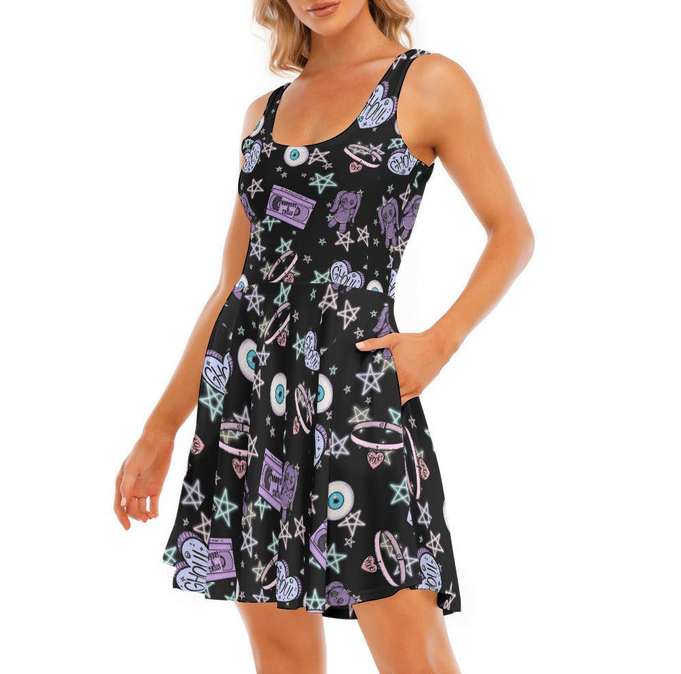 Ghoul Club Skater Play Dress - Shadow Threadz Crypt