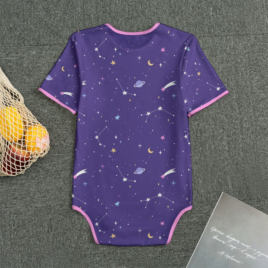 Starry Night Short Sleeve CuddleSuit - Shadow Threadz Crypt