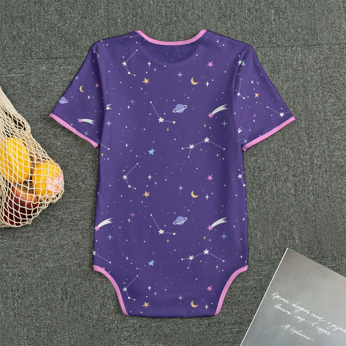 Starry Night Short Sleeve CuddleSuit - Shadow Threadz Crypt