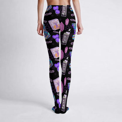 Pastel Spellbound Brat Stretch Tights - Shadow Threadz Crypt
