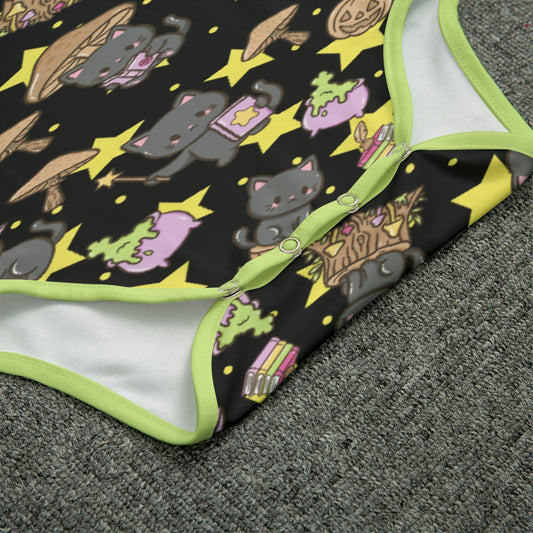 Spellbound Kitty Short Sleeve CuddleSuit - Shadow Threadz Crypt