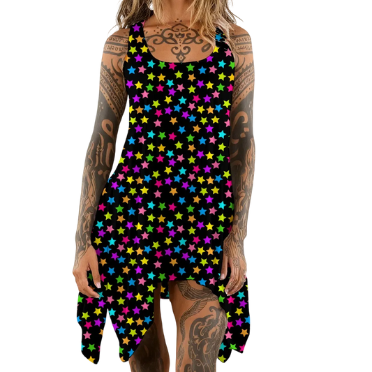 Starfall Chaos Sleeveless Tank Dress