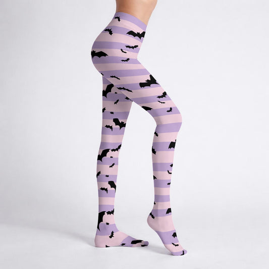 Pastel Bat Parade Tights