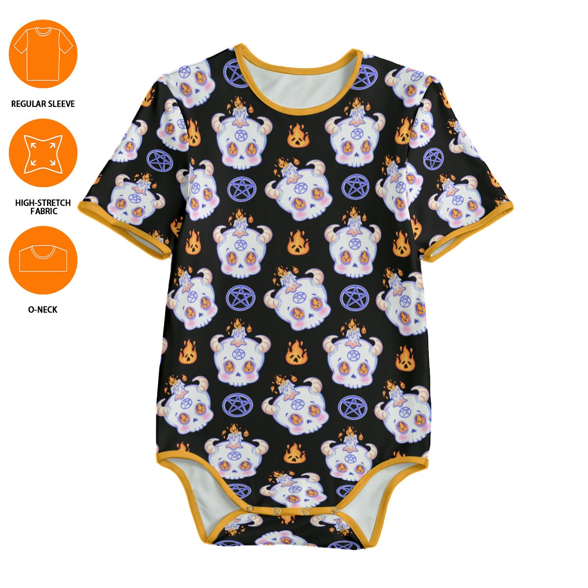 Hexed Cutie Short Sleeve CuddleSuit - Shadow Threadz Crypt