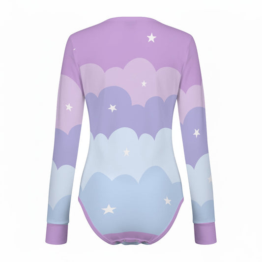 Bite Me Bat Heart Long Sleeve CuddleSuit