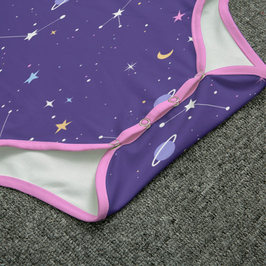 Starry Night Short Sleeve CuddleSuit - Shadow Threadz Crypt