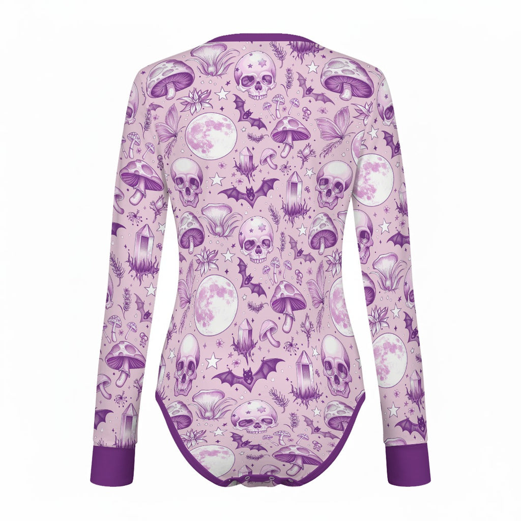 Moonspell Garden Long Sleeve CuddleSuit