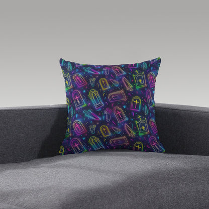 Mourning Marshmallow Short Plush Pillow - Shadow Threadz Crypt