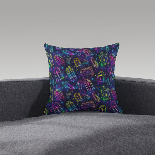 Mourning Marshmallow Short Plush Pillow - Shadow Threadz Crypt