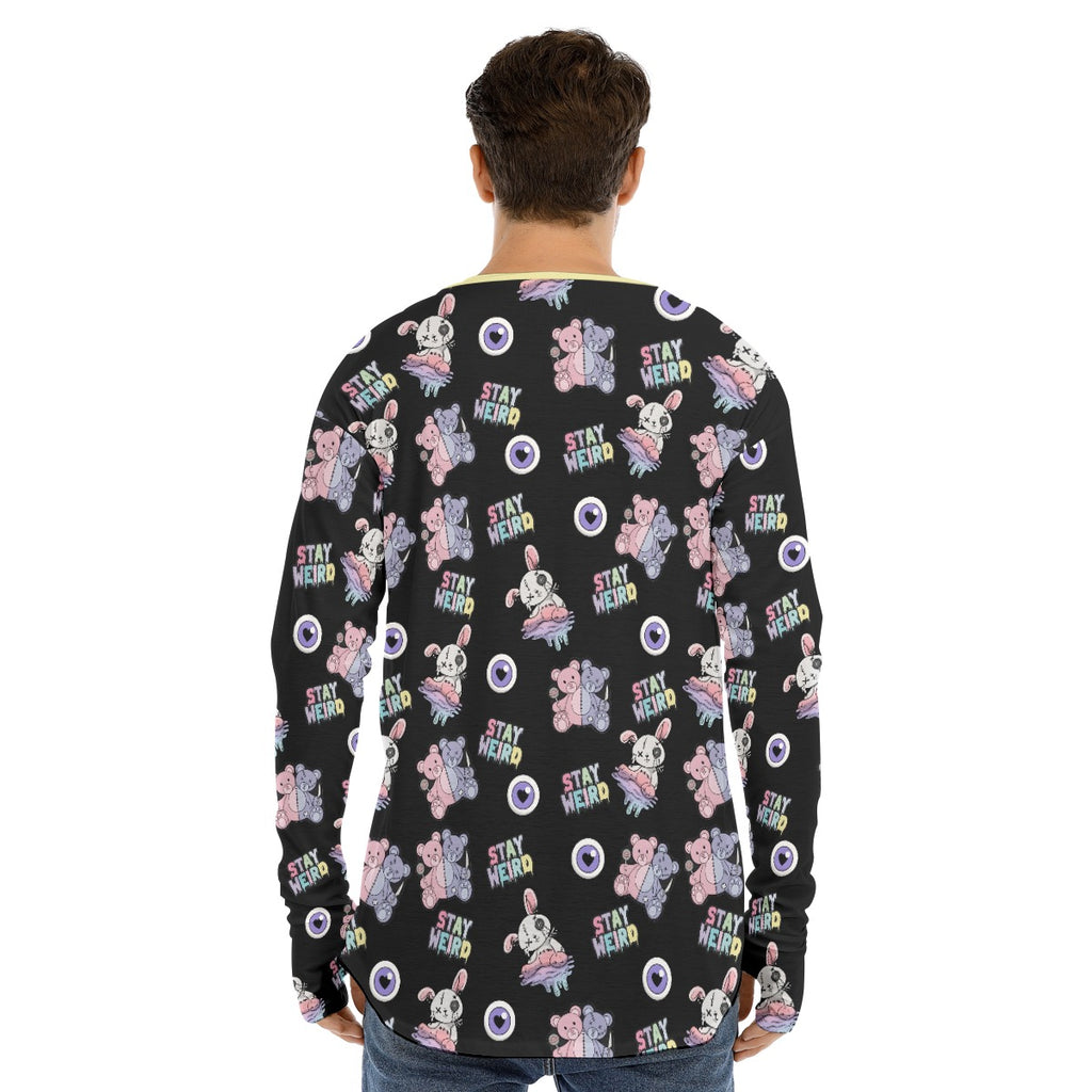 Stay Weird Plushies Fingerless Long Sleeve Tee