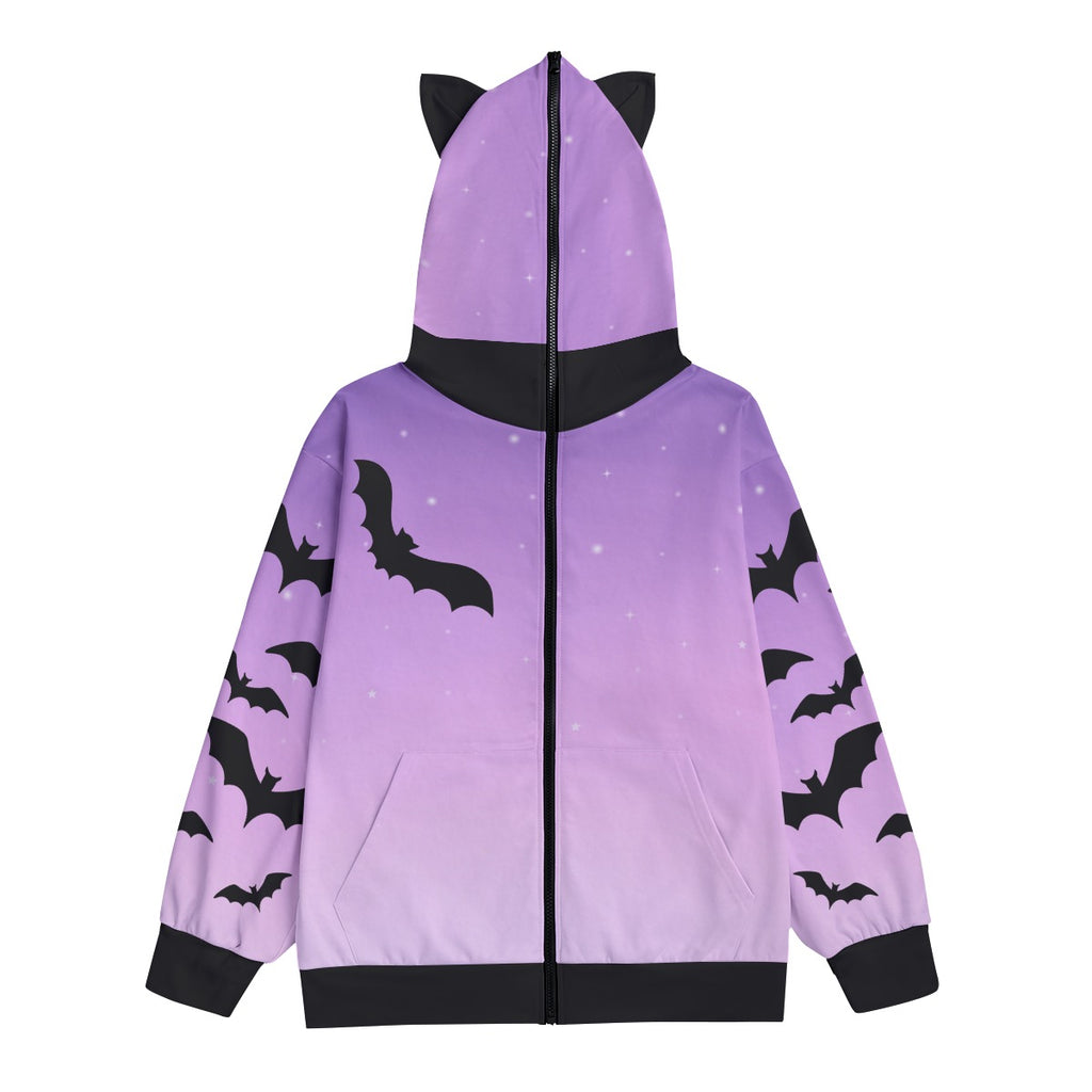 Bite Me Batty Unisex Ears Hoodie