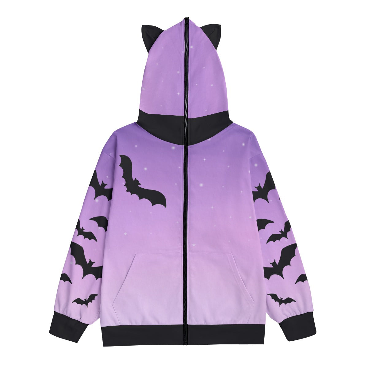 Bite Me Batty Unisex Ears Hoodie - Shadow Threadz Crypt