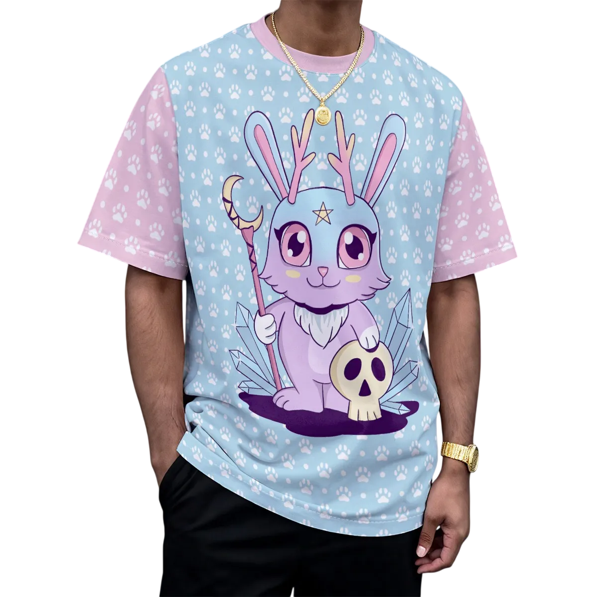Sweet Jackalope Soft Pastel Play Tee