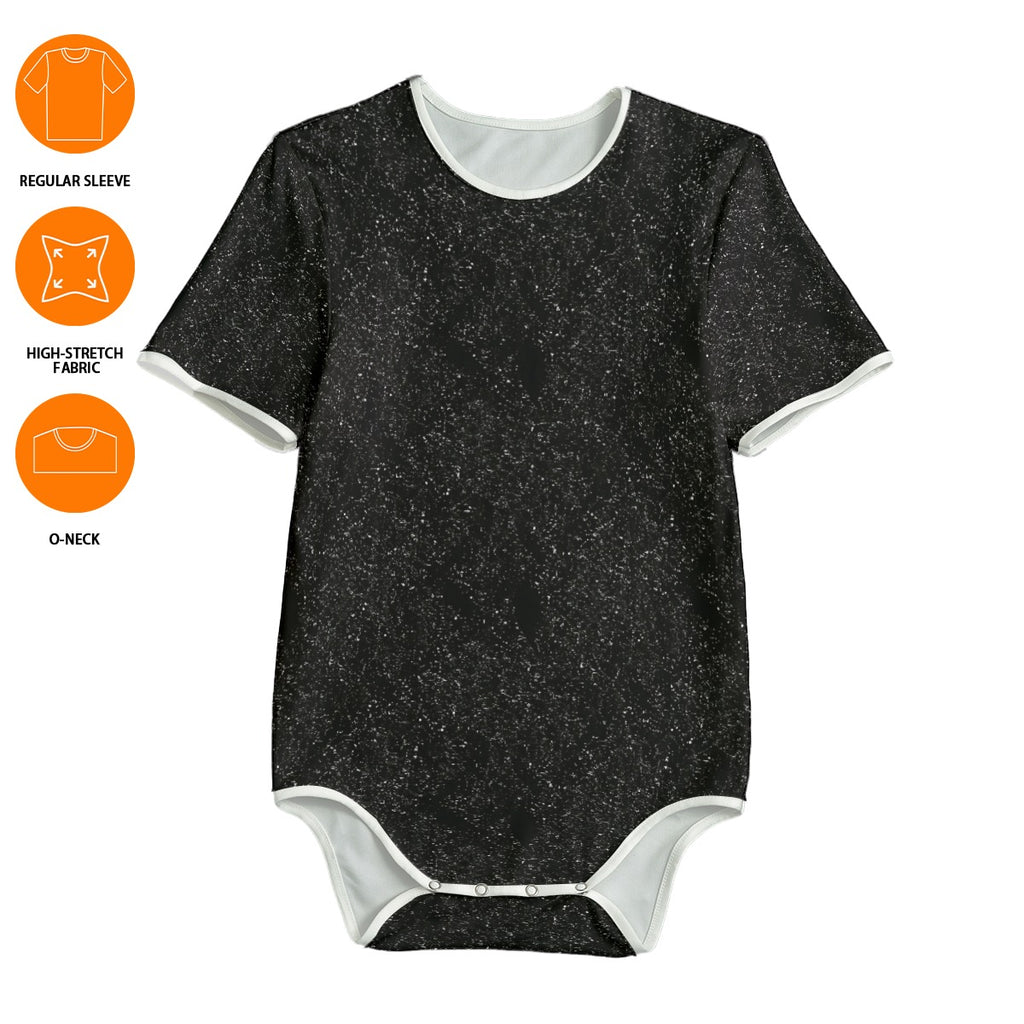 Void Baby Short Sleeve CuddleSuit - Shadow Threadz Crypt