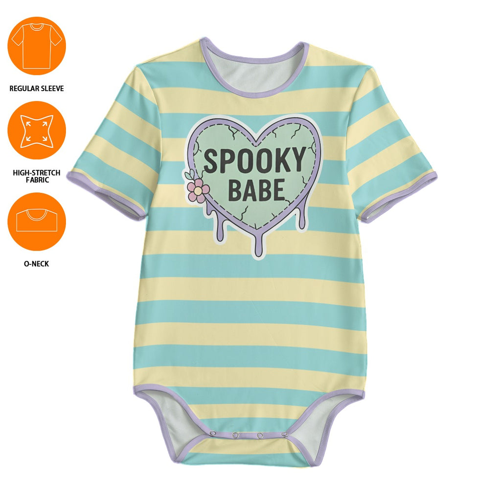 Spooky Babe Short Sleeve CuddleSuit - Shadow Threadz Crypt