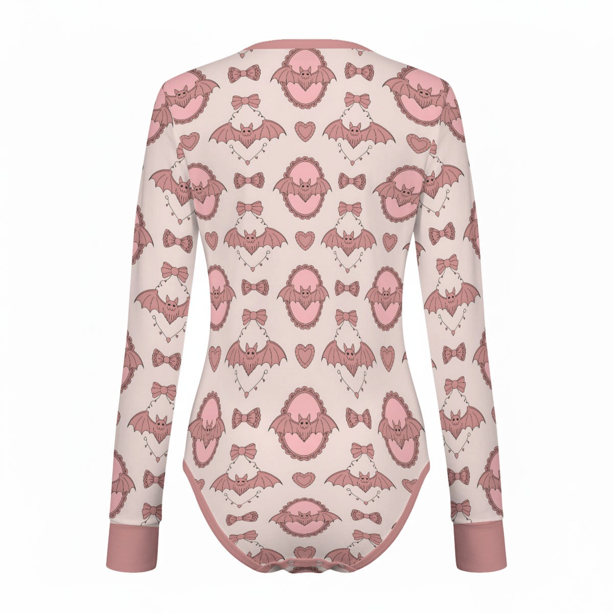 Sweet Bat Lace Long Sleeve CuddleSuit