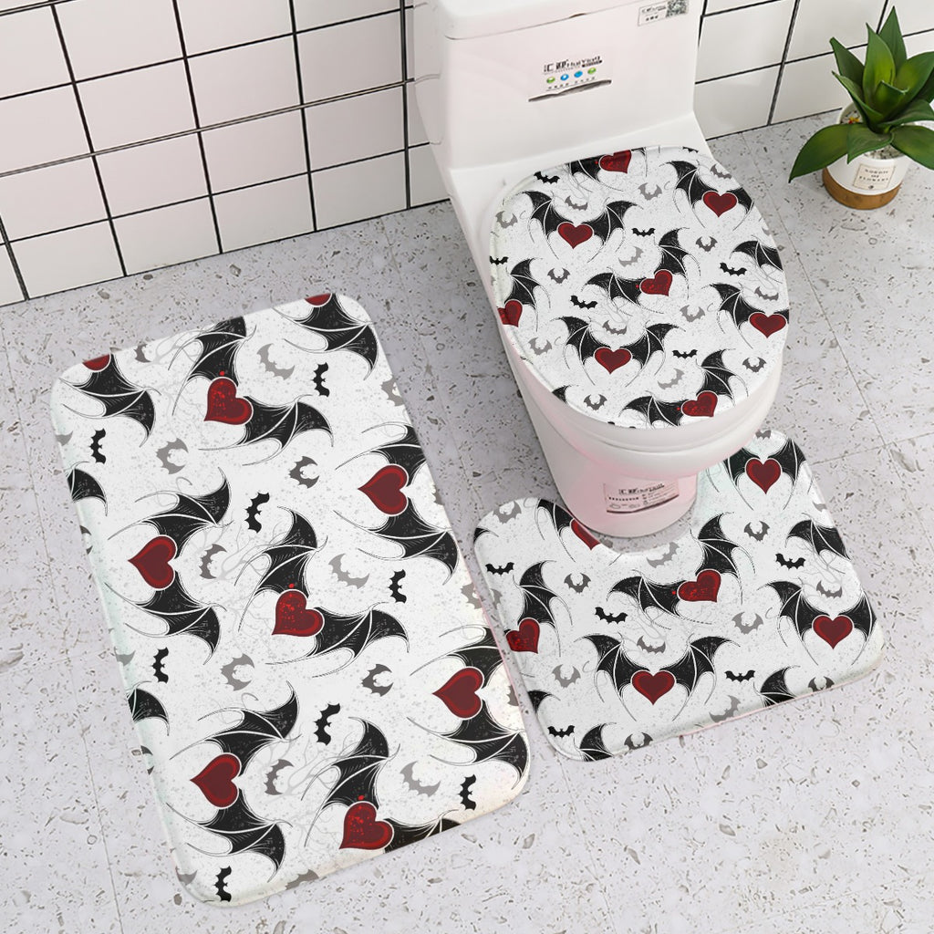 Batroom Bliss Three-Piece Toilet Set - Shadow Threadz Crypt