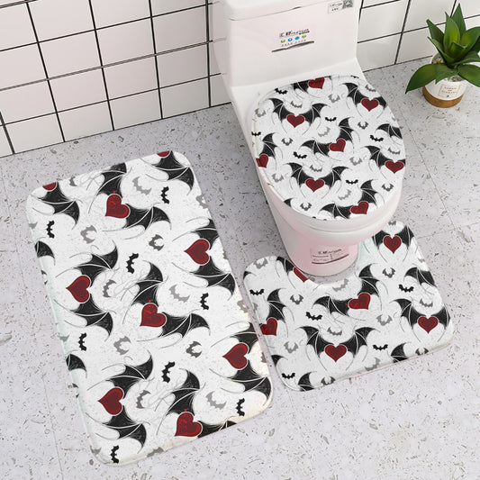 Batroom Bliss Three-Piece Toilet Set - Shadow Threadz Crypt