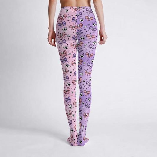 Twilight Mix Sweet Bow Stretch Tights