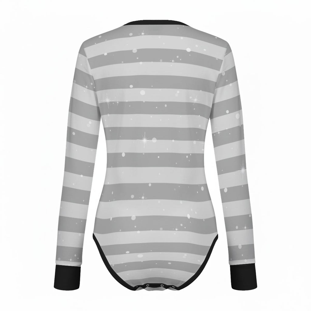 Cute But Bitey Long Sleeve CuddleSuit