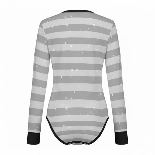 Cute But Bitey Long Sleeve CuddleSuit - Shadow Threadz Crypt